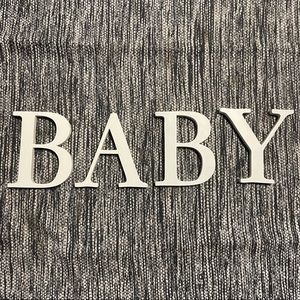 Set of 4 Pottery Barn Letters